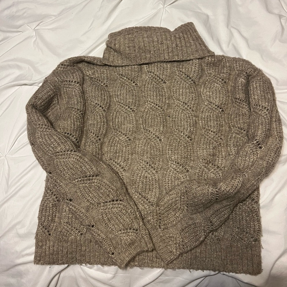 pink rose thick sweater